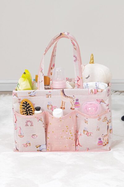 alas ev tekstil Alas Baby Bakım Çantası Pembe