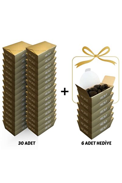 HİCAZİ Medine Acve Peygamber Hurması Lüks Hediyelik 250gr'lık kutu Özel sunum...