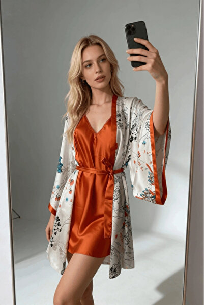 gc gece incisi Yarasa Kol Saten Sabahlıklı Takım