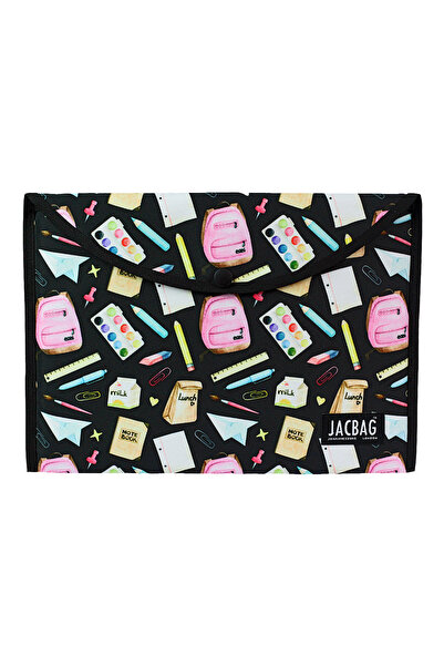 Jacbag Çıtçıtlı Dosya Çanta A4