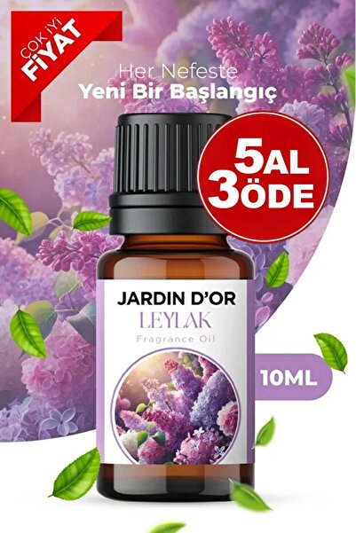 JARDIN D'OR Leylak Esansiyel Uçucu Koku Yağı Buhurdanlık Yağı Difüzör Esansı ...
