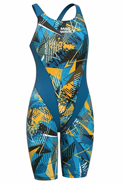 Mad Wave ملابس سباحة نسائية antichlor Kneeskin PBT H2 - ملونة - مقاس M/38