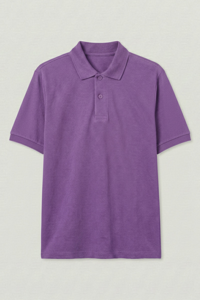 Çapıt %100 Pamuk Polo Yaka Okul/Günlük Günlük Tişörtü