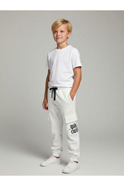 Zekids Мъжки панталони от памук с мека материя - с ластик в крачола