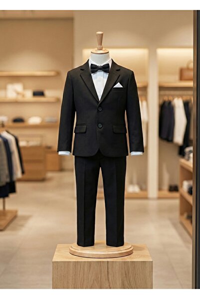 miaras baby Boy's Bow Tie Suit