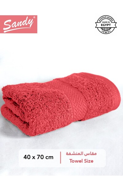 Sandy 100% Egyptian Cotton Hand Towel (40x70 cm) 600 GSM Soft Quick Drying & ...