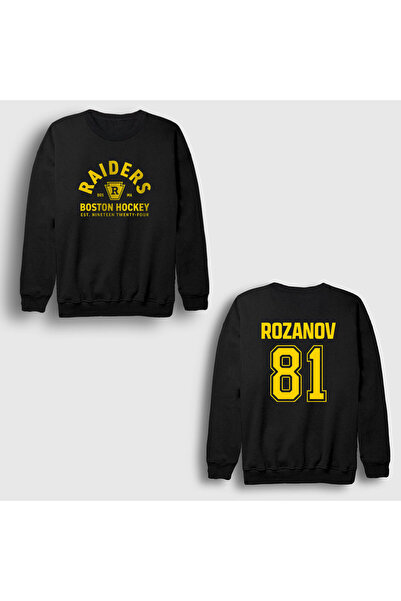 Presmono Unisex Black Ilya Rozanov Heated Rivalry Back Printed Sweatshirt 592...