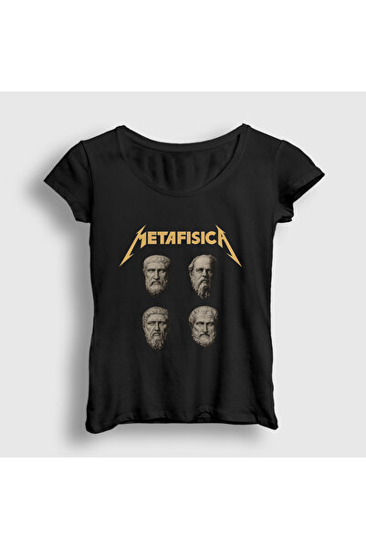 Presmono Women's Black Metaphysical Philosophers Philosophy Metafisica T-Shir...
