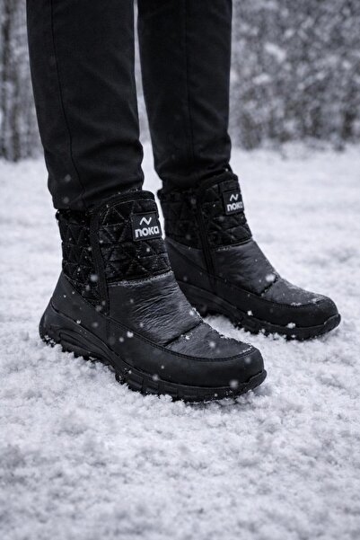 noka Fur-Lined Women's Snow Boots, Zippered, Parachute Fabric