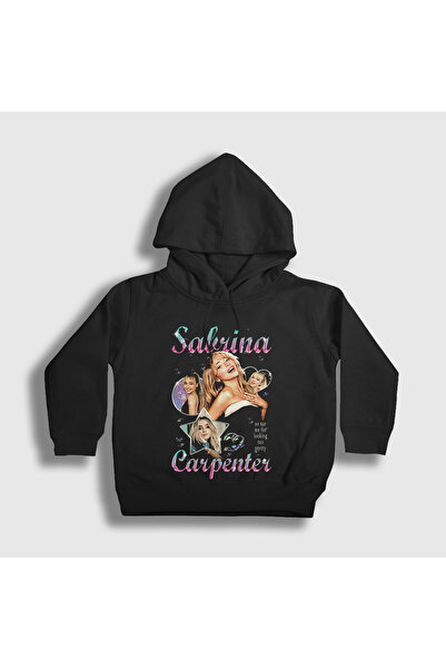 Presmono Unisex Kids Black Pretty Sabrina Carpenter Hooded Sweatshirt 594167Tt