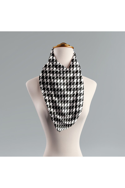 Şen Dekorasyon Şd Scarf Houndstooth Scarf