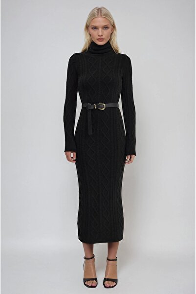 Lijuri Rochie lungă din tricotaj cu model baklava 2010