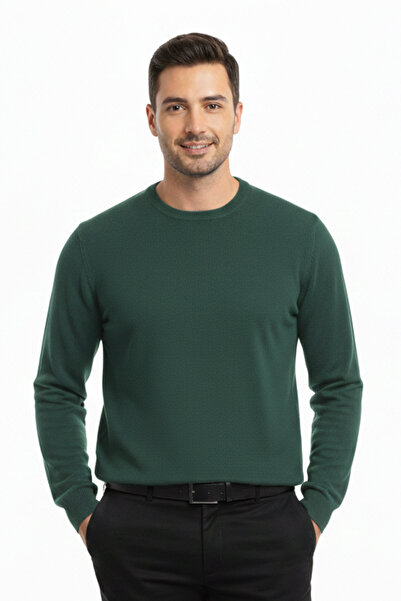 Pulltonic Men's Crew Neck Soft Sweater