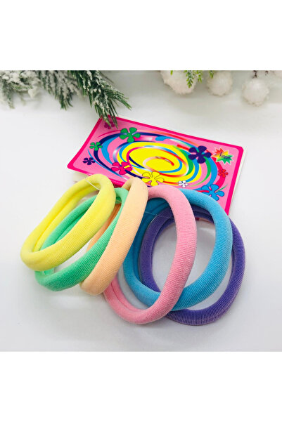 İnDerin Soft Renkli Lastik Toka 6'lı