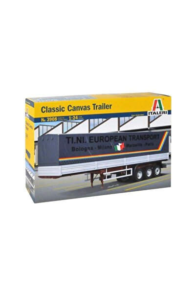 İtaleri 3908S 1/24 Ölçek, Canvas 40ft (Classic) Tır Dorsesi, Plastik Model kiti
