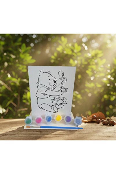 Öğretmenden Winnie Mdf hobi boyama biblo