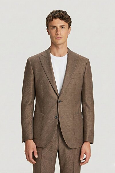 Sabri Özel Erkek 6 Drop Kiremit Takım Elbise