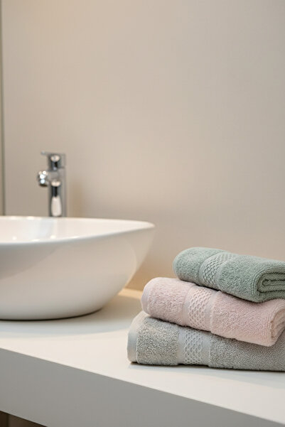 Class 3’lü 50x80 cm %100 Pamuklu Bukle El ve Yüz Havlu Seti - Wish