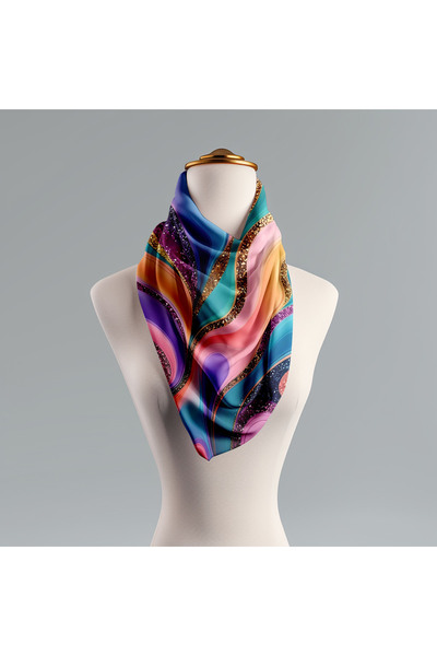 Şen Dekorasyon Şal ŞD cu texturi pastelate