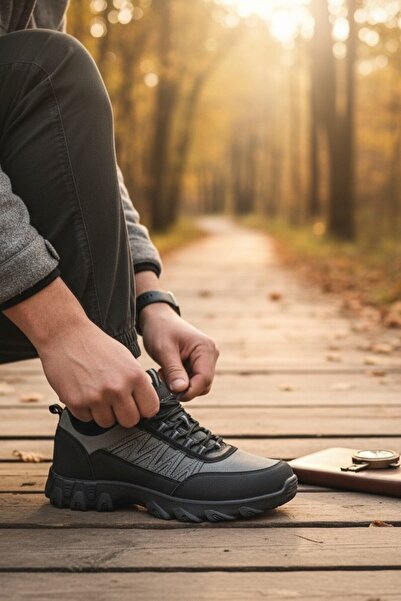 enoch أحذية إينوك الرجالية المقاومة للماء للرحلات الخارجية والمشي لمسافات طويلة