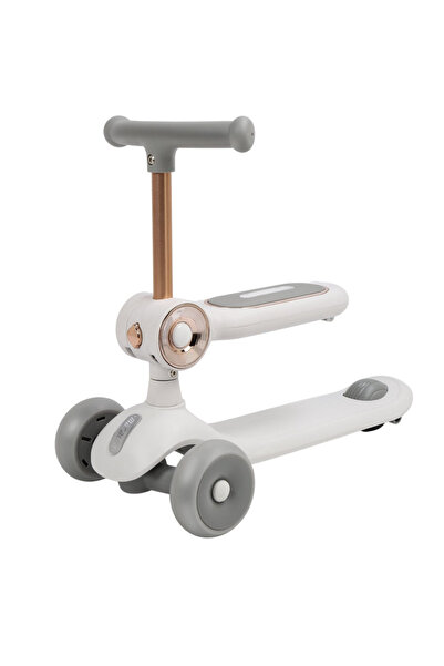 GHEMOTOC Children's scooter, with seat, convertible, 2 in 1, with lights, mus...