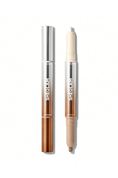 SHEGLAM Fine Line 2-In-1 Nose Contour & Highlight Pen - 2'si 1 Arada Burun Ko...