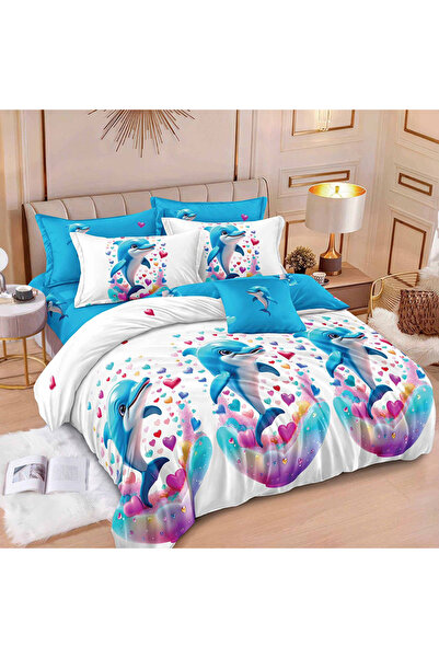 OEM Bed linen for double bed 2 people, 6 pieces, Finet, DREAM-1142