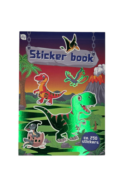 No Label Sticker Book - Dinosaurs