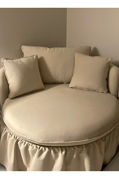 Levona Modern lounge chair, circular, made of Swedish wood