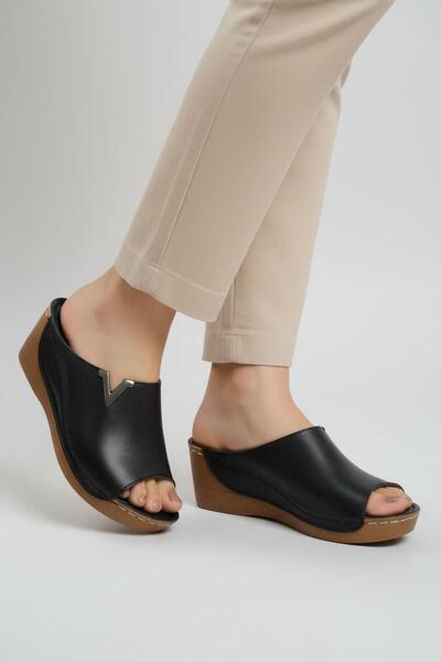 Ender Interior și exterior, din piele naturală, cu talpă căptușită și cataram...