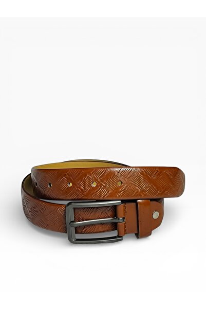 G-Atlantic Men’s 35mm Genuine Leather Formal Belt – Premium Embossed Texture,...