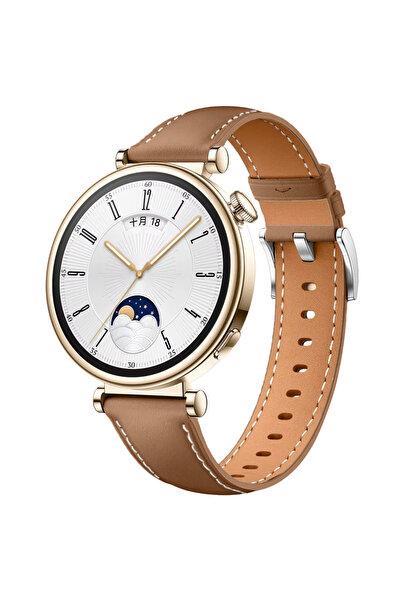 Sneezy حزام جلدي أنيق وعصري مع مشبك معدني فضي متوافق مع ساعة هواوي GT4 مقاس 4...