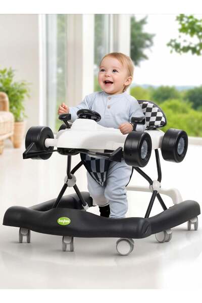 BAYBEE مشاية أطفال F1 للأطفال من عمر 6 إلى 18 شهرًا، مشاية دفع للأطفال مع 3 م...