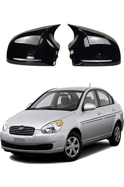 X POWER TUNİNG Hyundai Era (2006-2012) Batman-Yarasa Parlak Siyah Ayna Kapağı