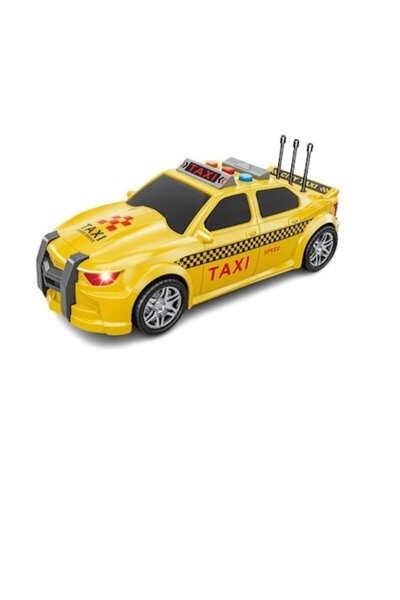 OEM City Taxi with Sounds and Lights 1:16 Scale, Yellow