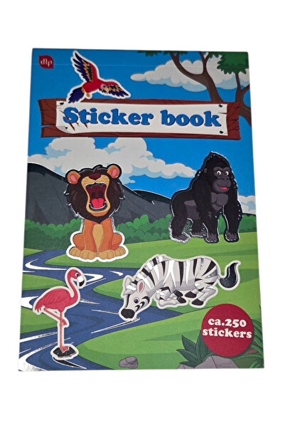 No Label Book of 250 Stickers - Animals