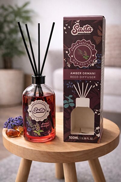 STİLİX GARAGE Bambu Oto Koku Amber Ormanı Reed Diffuser | Derin, Sıcak ve Zam...