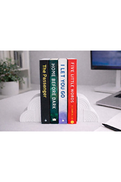 Vescarri Cloud Design Book Holder – Decorative Cloud Bookend