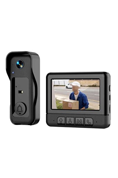 Generic جرس باب لاسلكي ذكي يعمل بالأشعة تحت الحمراء للرؤية الليلية من X6 Home...