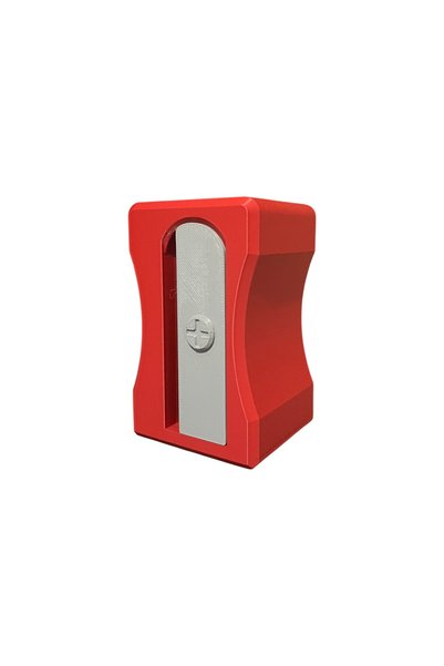 MCY DEKOR Decorative Desktop Pen Holder with Sharpener Design Red