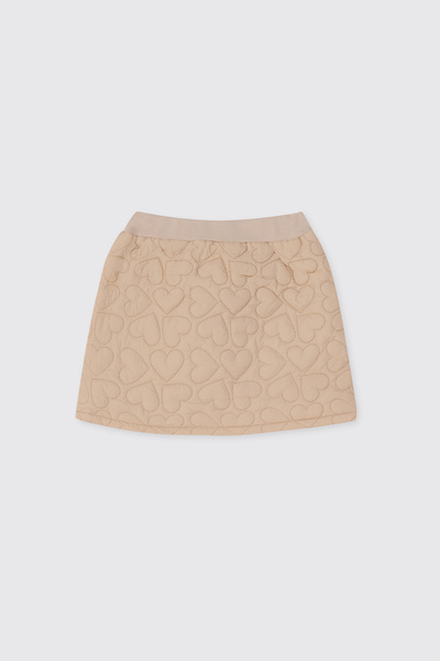 Panço Kız Bebek Kapitone Bej Etek