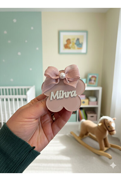 NaturessCo Flower Model Powder Bow Gift Baby Magnet (10 Pieces)