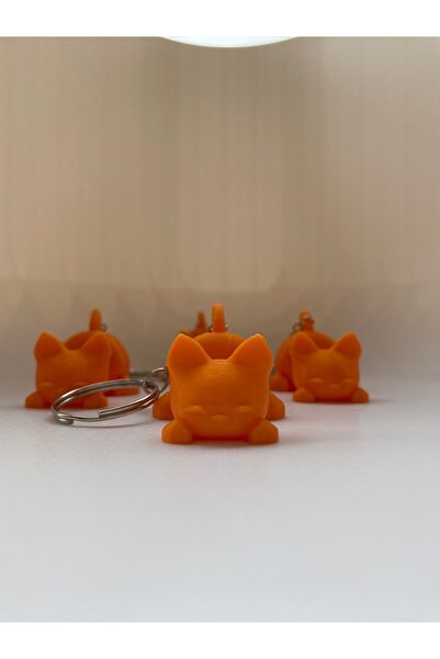 librescraft Cute Cat Phone Holder Keychain Charm