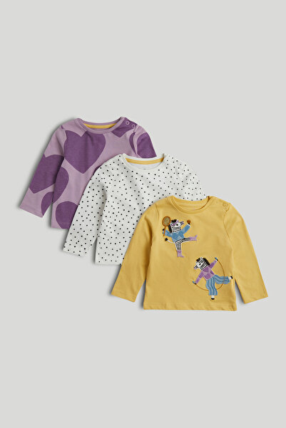 MOTHERCARE 3Lü Uzun Kollu Tshirt