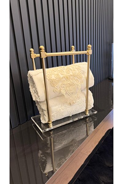 HİD DESIGN منظم المناشف من البليكسي ستاند مات جولد