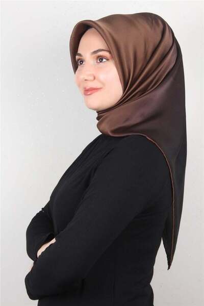 Aker Silk Scarf - 7656701-333 Black Coffee Sura - Gradient