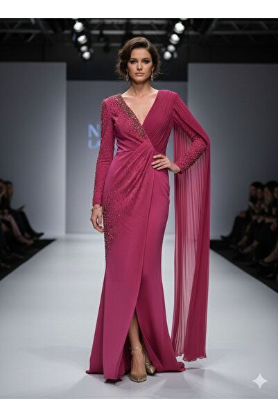 Pyramid masterpieces elegant evening dress