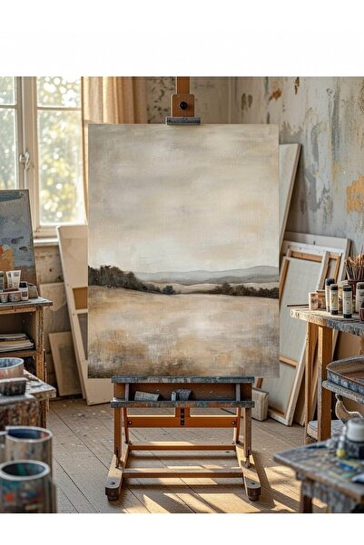 Nurşahın Resimleri El Yapımı Naturel Dekoratif Kanvas Tablo