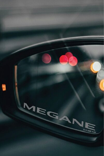 Yalıgraf Reklam Tabela Renault Megane Compatible Side Mirror Sticker - Mirror...