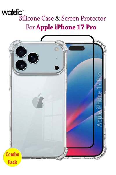 Generic COMBO OFFER Apple iPhone 17 Pro Case with Tempered Screen Protector